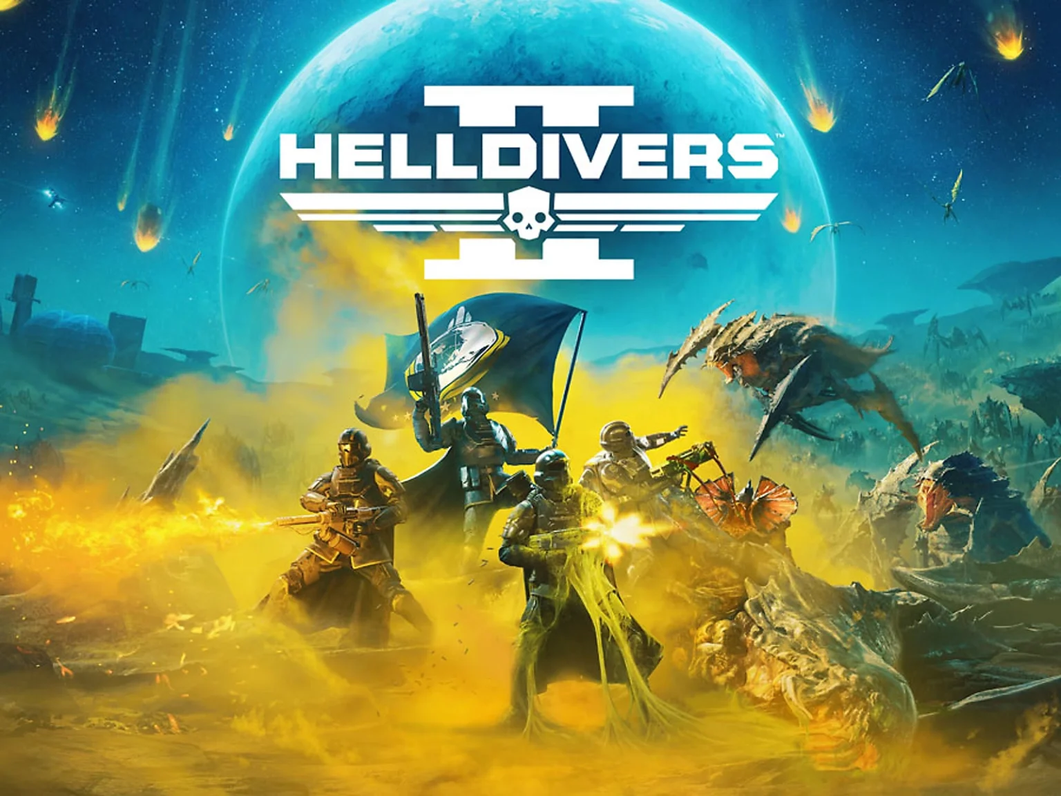 Join the Galactic Battlefront with HELLDIVERS 2: The Ultimate Test of Strategy and Survival! HELLDIVERS 2 Logo Header