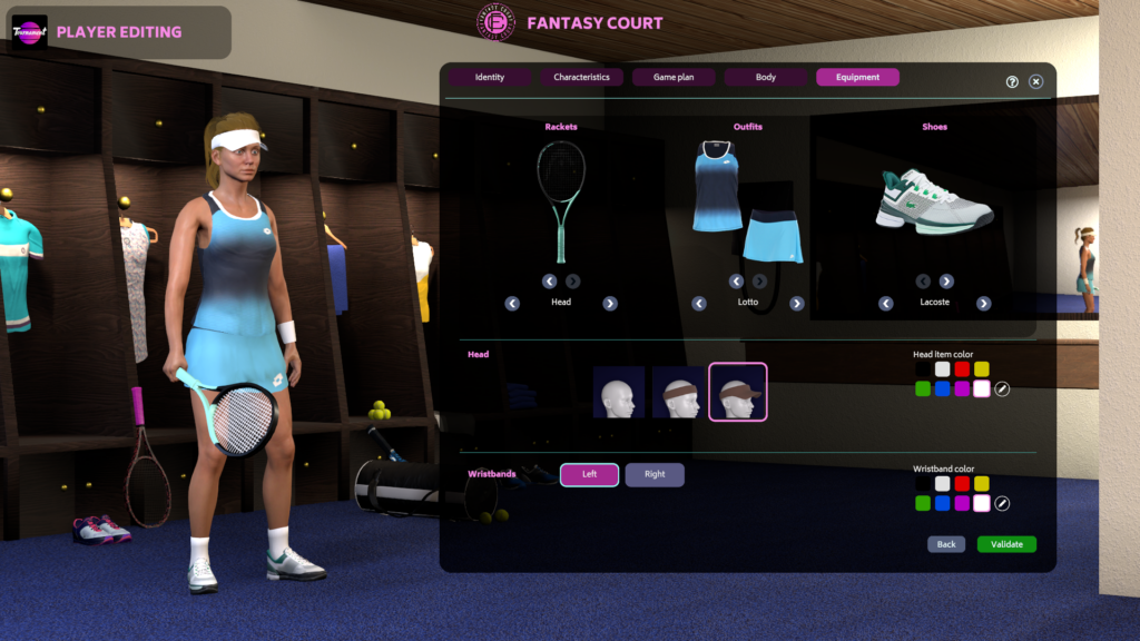 Tennis Manager 2024 - Player Creation