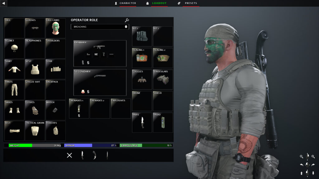 Black One Blood Brothers - Loadout