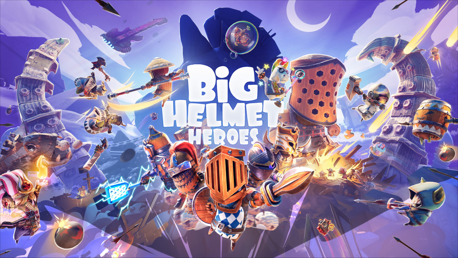 Big Helmet Heroes: A Whimsical Co-op Beat ‘Em Up Adventure Big Helmet Heroes