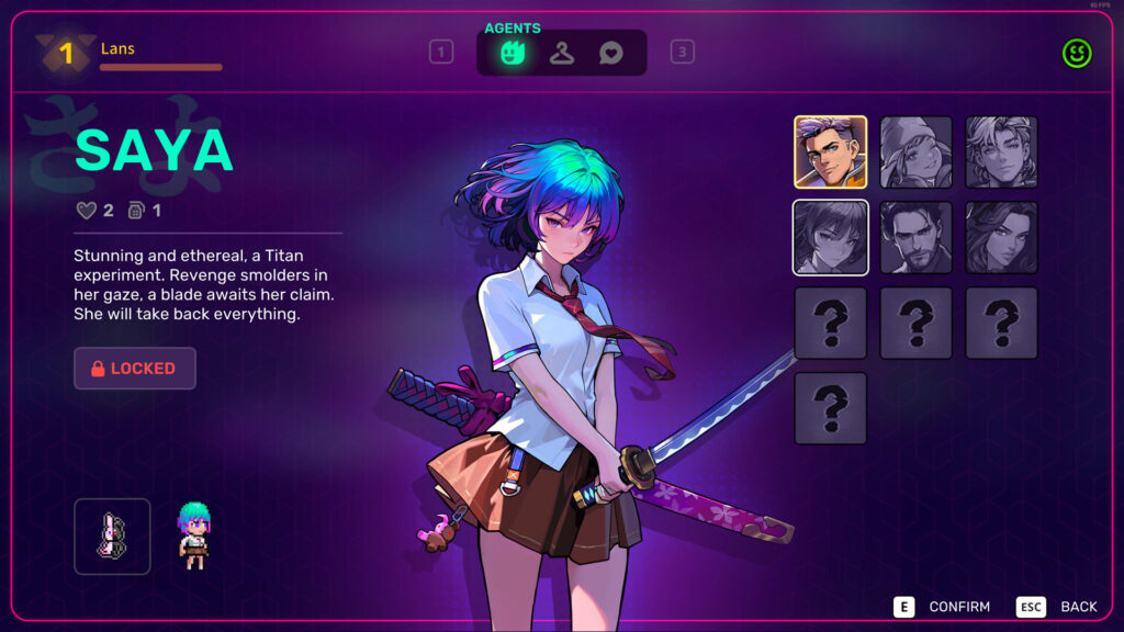 Neon Abyss 2 - Well hello Saya