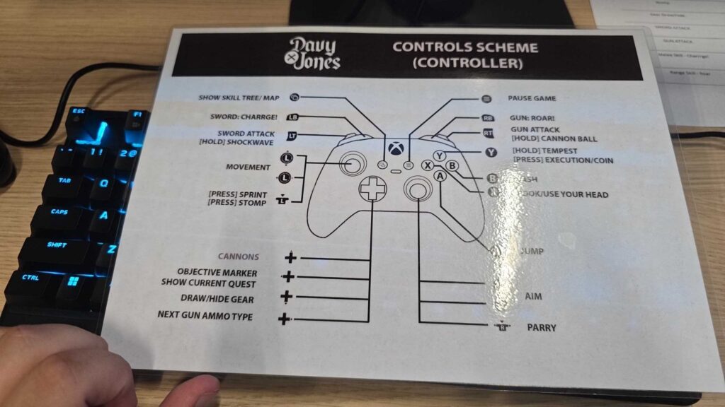 DAVY x JONES - Controls