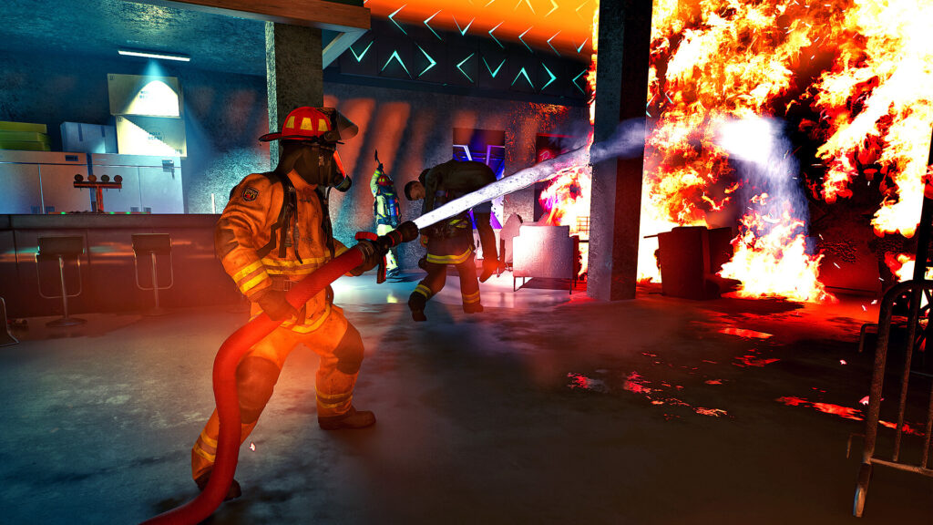 Firefighting Simulator: Ignite - Get the civ to safety!