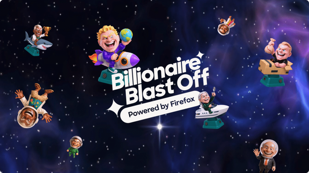 Firefox Billionaire Blast Off