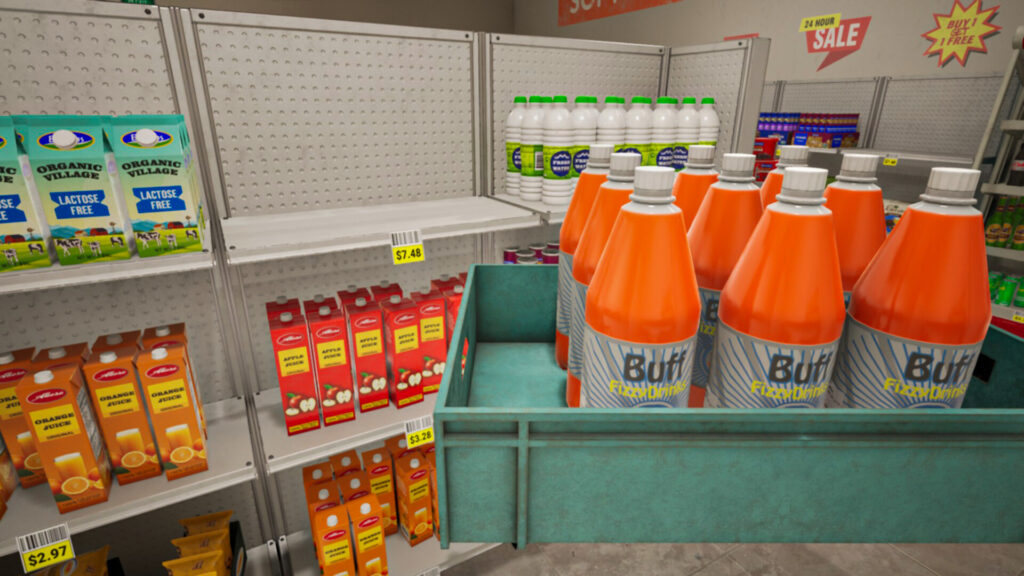 Before Exit: Gas Station - Stocking dem shelves