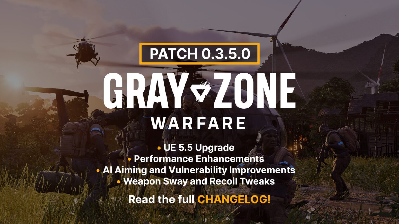 Gray Zone Warfare - Patch 0.3.5.0