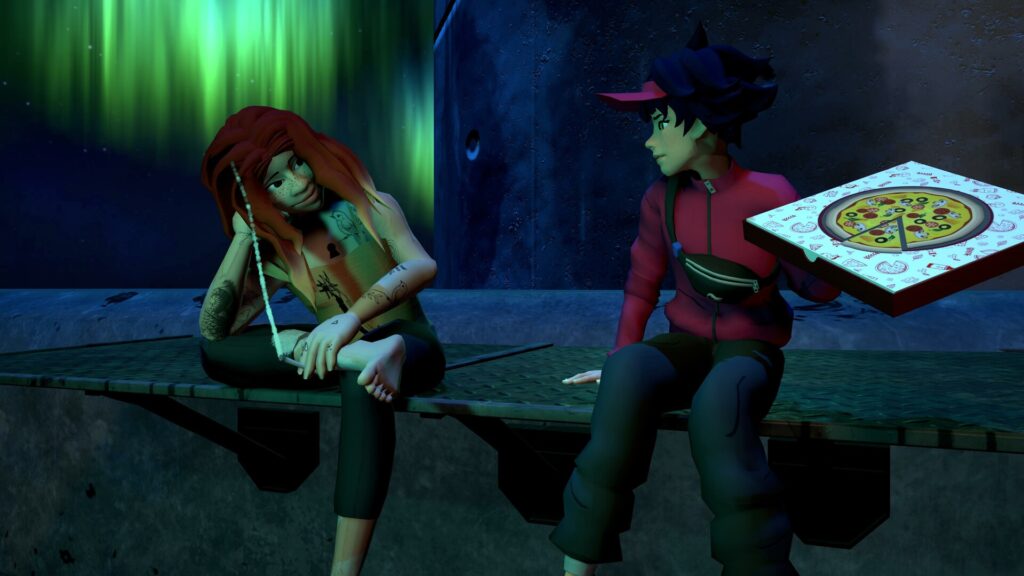 A Pizza Delivery - Here's your Pizza! I ate some