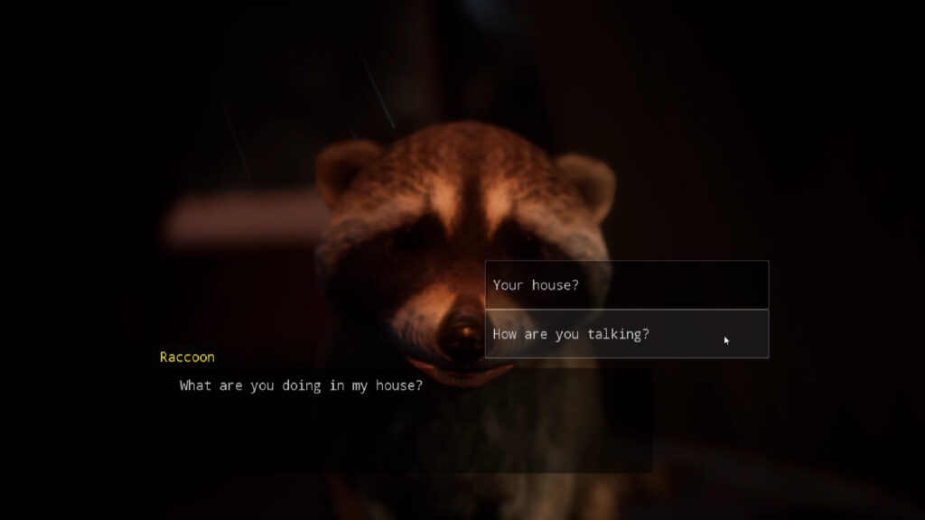 Deadcam - Is this Raccoon really talking?