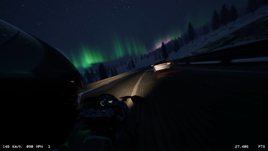 LANESPLIT - The northern lights