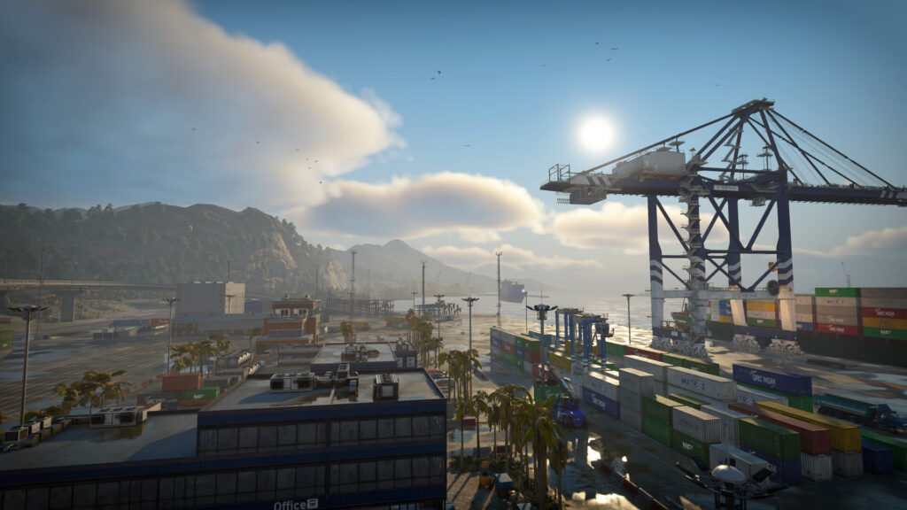 Docked - What a wonderful day!