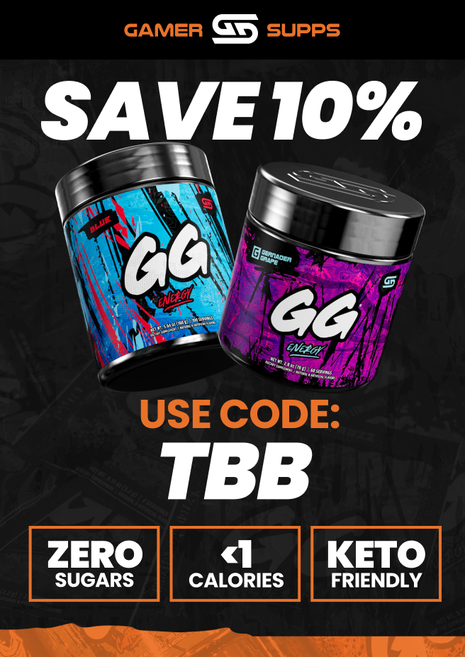 Gamer Supps - Use code TBB at checkout for 10% off