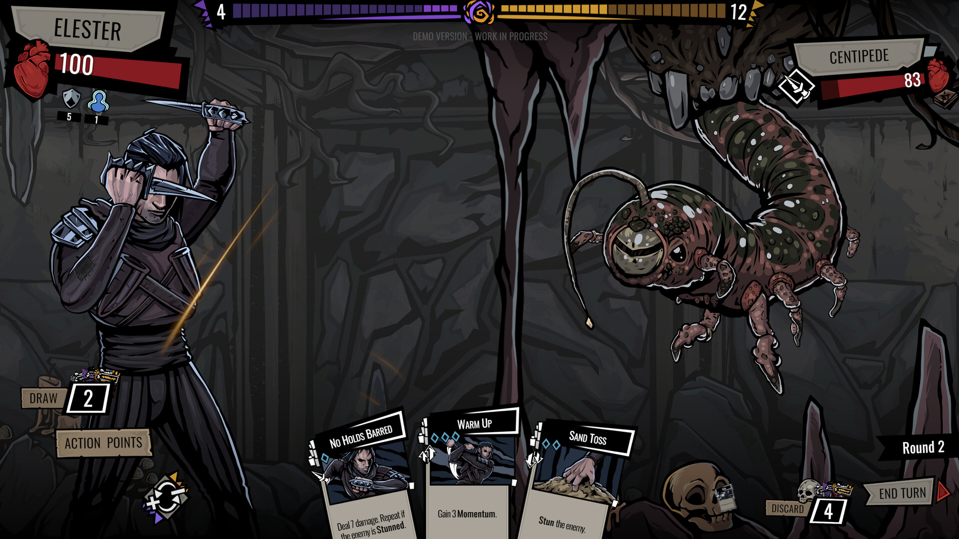 Magin The Rat Project Stories - card combat screenshot
