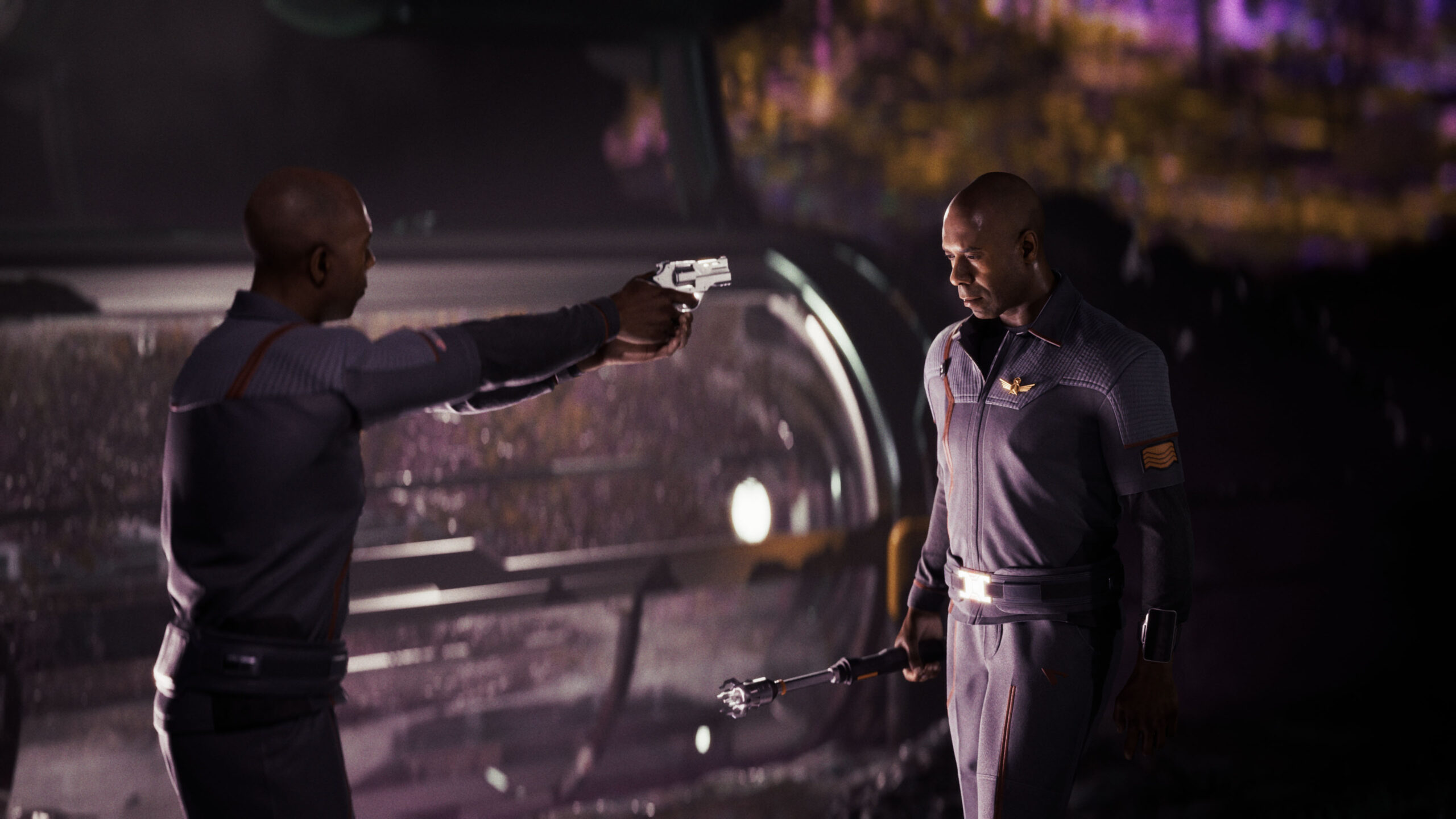 Directive 8020 Stafford vs Stafford alien mimicry confrontation screenshot