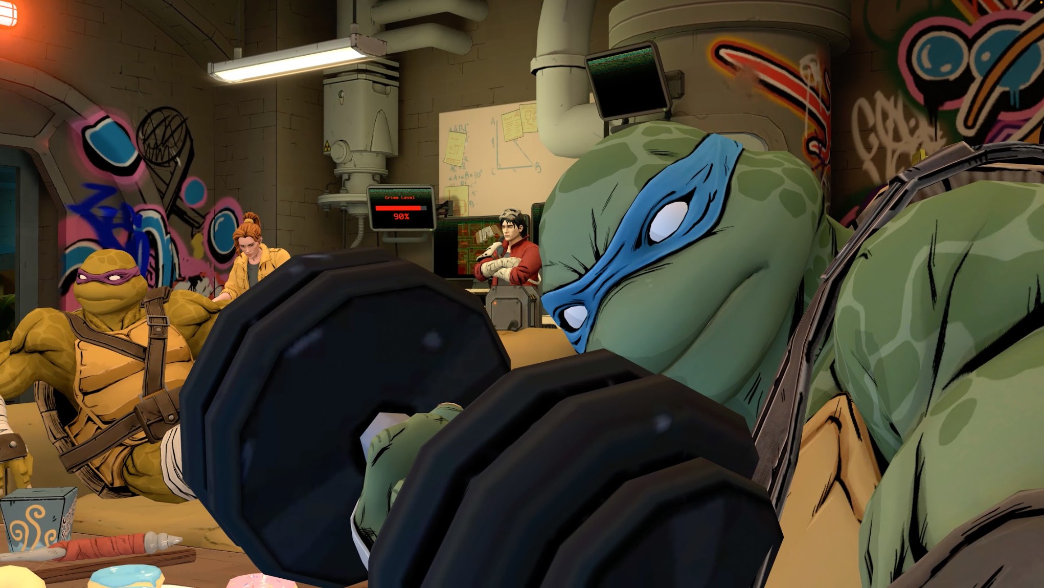 TMNT Empire City VR combat Foot Clan battle screenshot