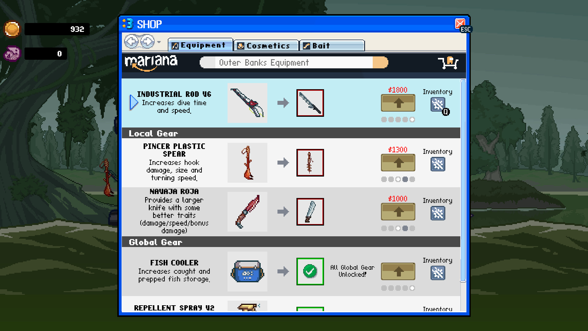 Scale the Depths fishing sim cast catch scale sell loop screenshot
