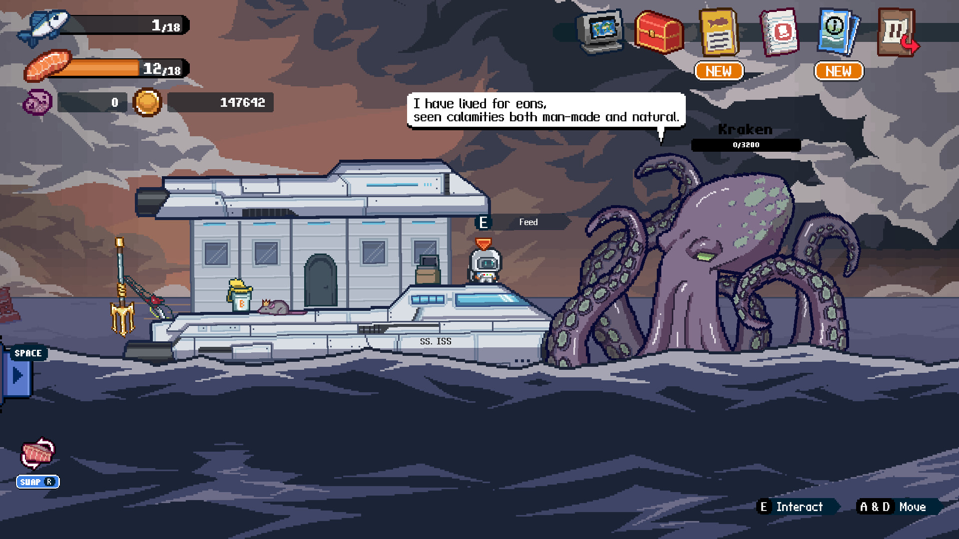 Scale the Depths underwater exploration lore secrets fishing screenshot
