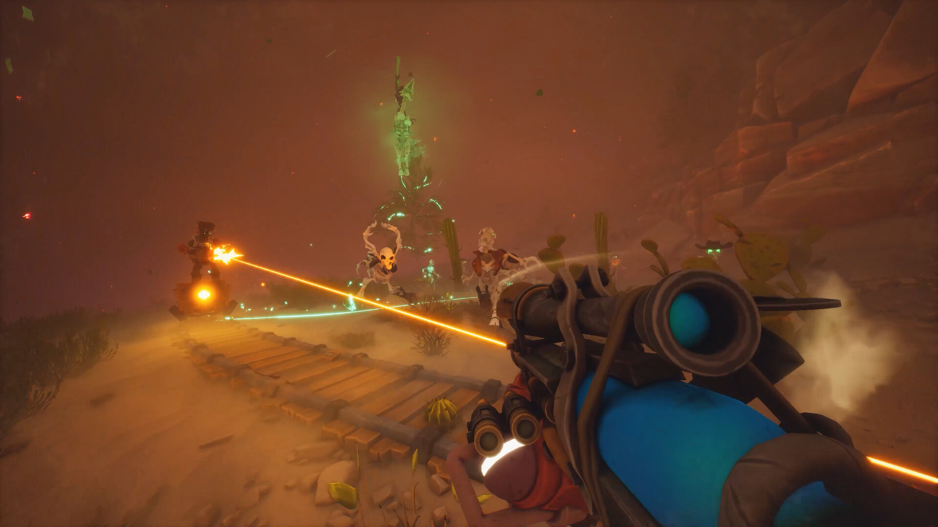 Far Far West - desert map exploration screenshot