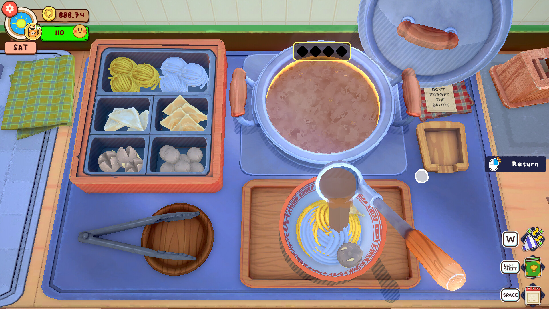 KuloNiku Bowl Up cooking restaurant sim meatball brawl screenshot