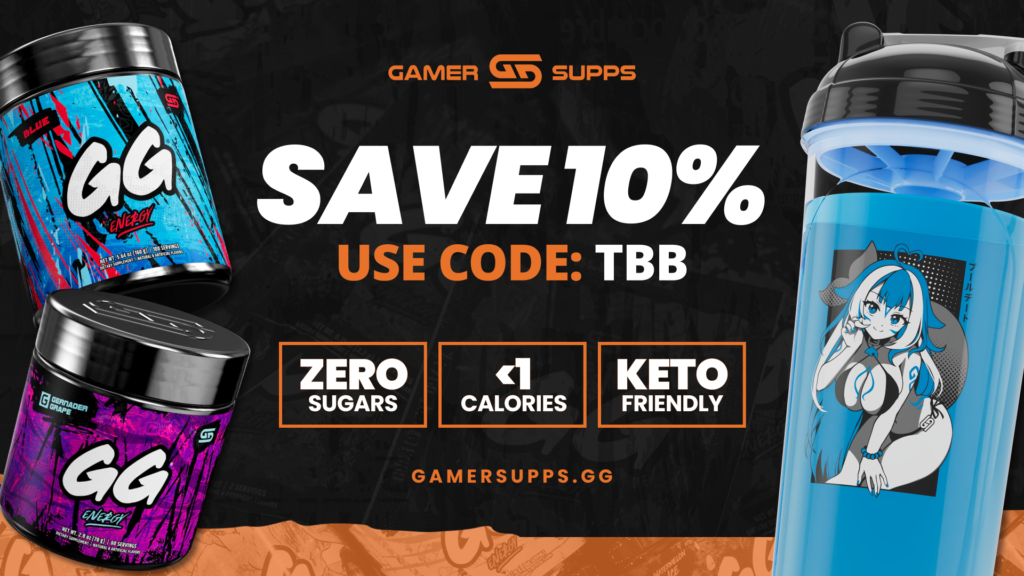 GamerSupps GG Energy vs G Fuel Dubby gaming supplement comparison save 10% code TBB