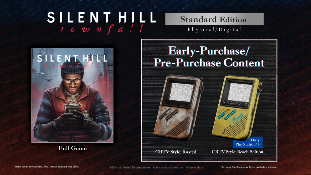 SILENT HILL Townfall Deluxe Edition pre-order bonus content