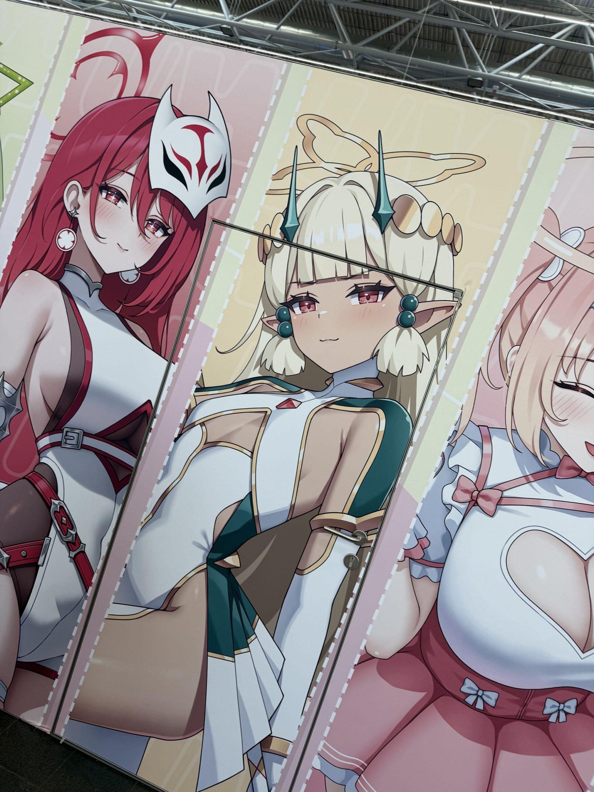 DoKomi 2026 large scale anime character banner art display exhibition hall