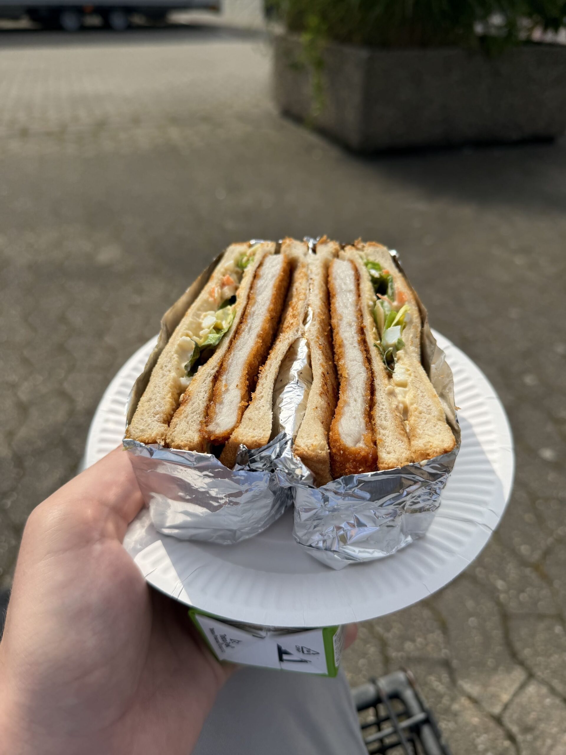 DoKomi 2026 katsu sando breaded cutlet sandwich Japanese food outdoor vendor