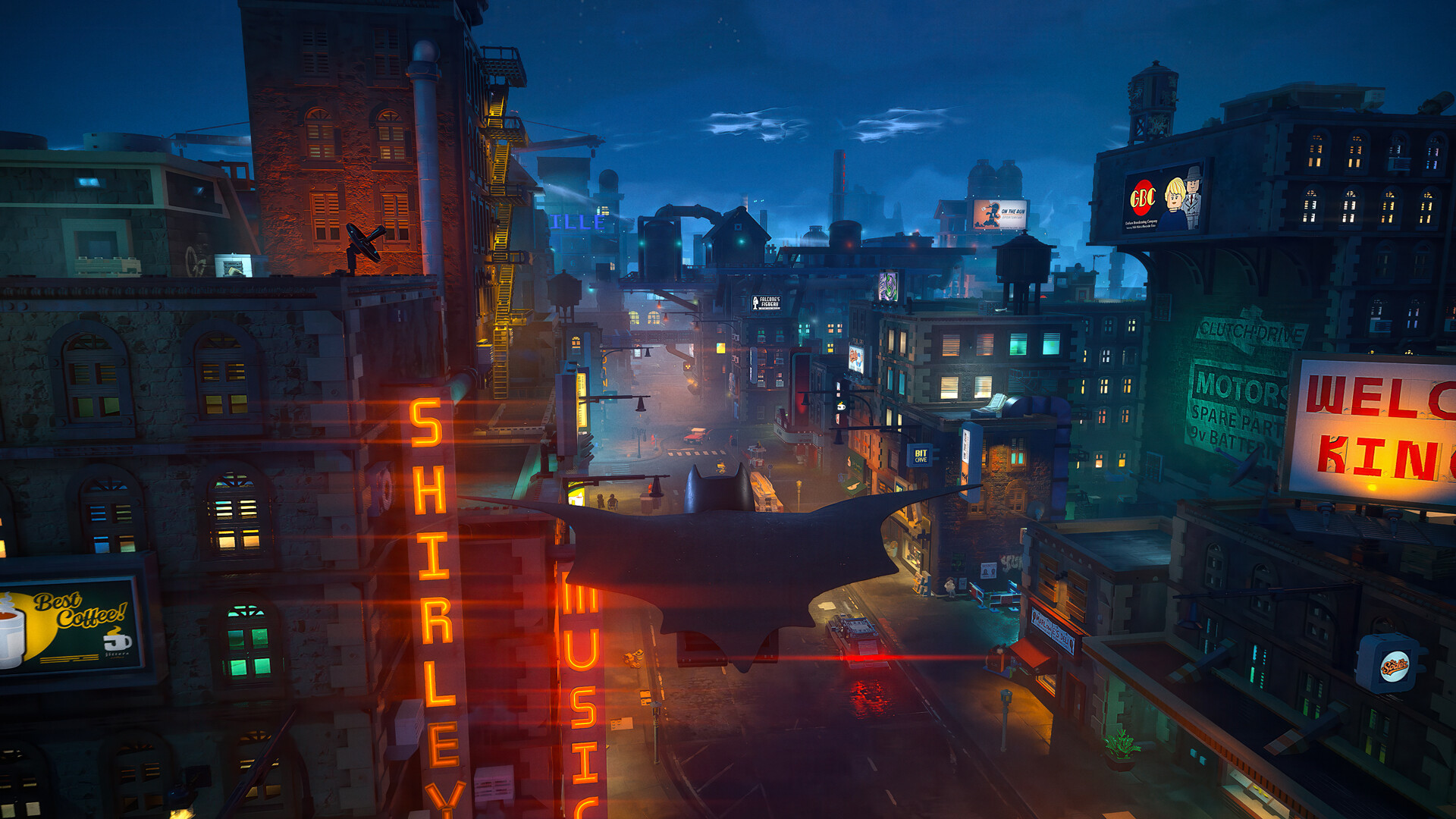 LEGO Batman Legacy of the Dark Knight open world Gotham City gameplay