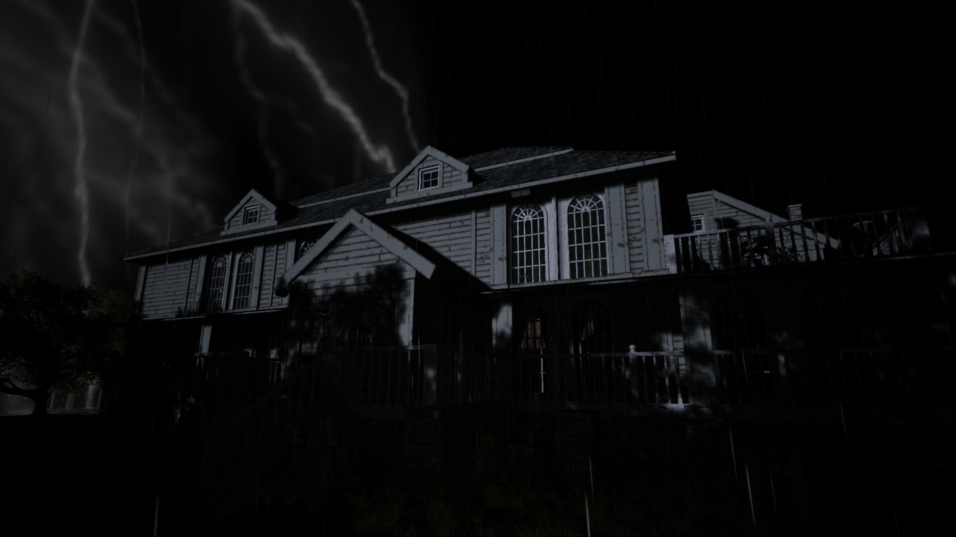 THE LAST PORTRAIT Ashwood Manor interior horror first-person puzzle exploration