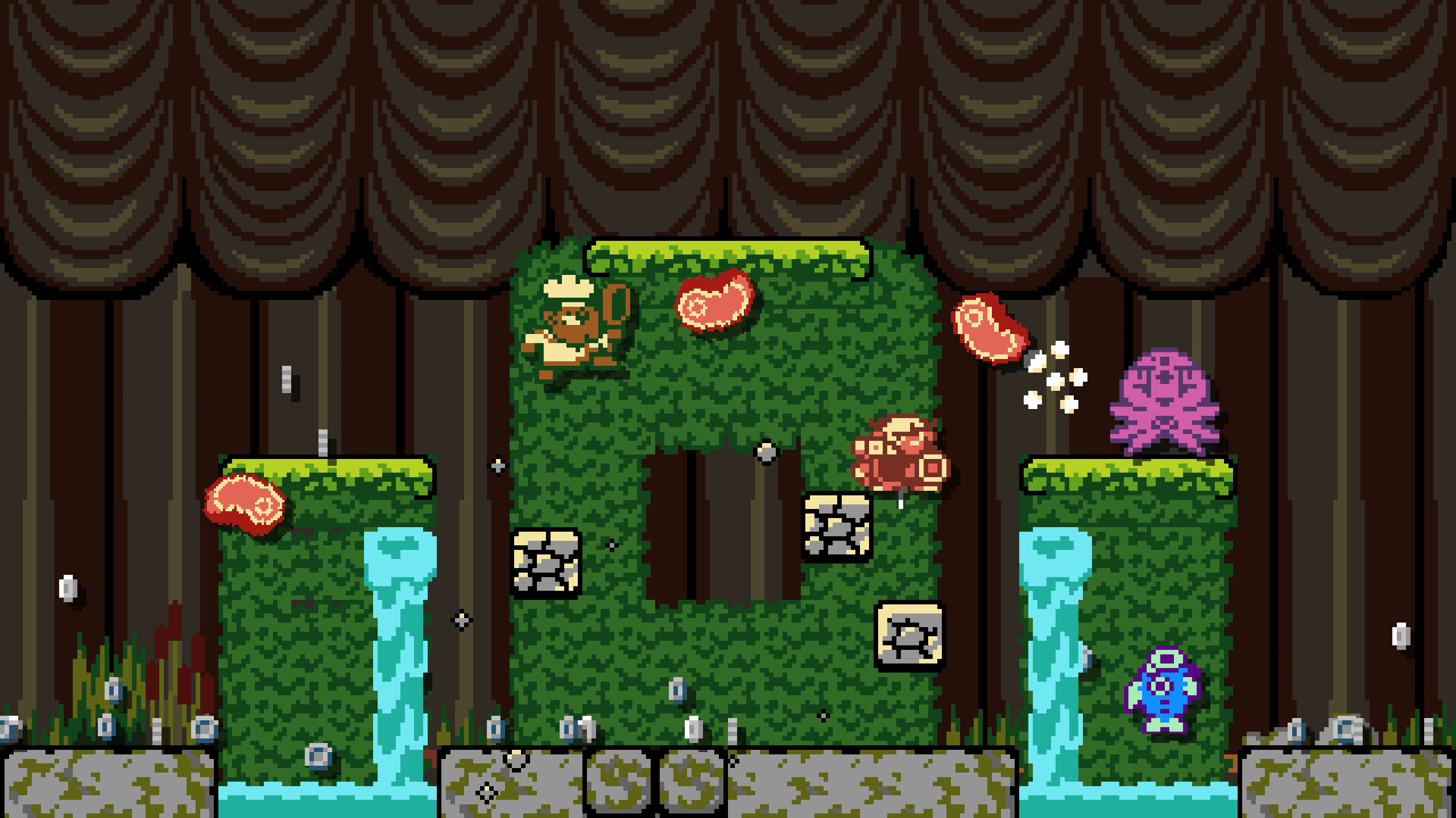 Dark Scrolls co-op pixel art roguelite action platformer doinksoft Devolver Digital 2026