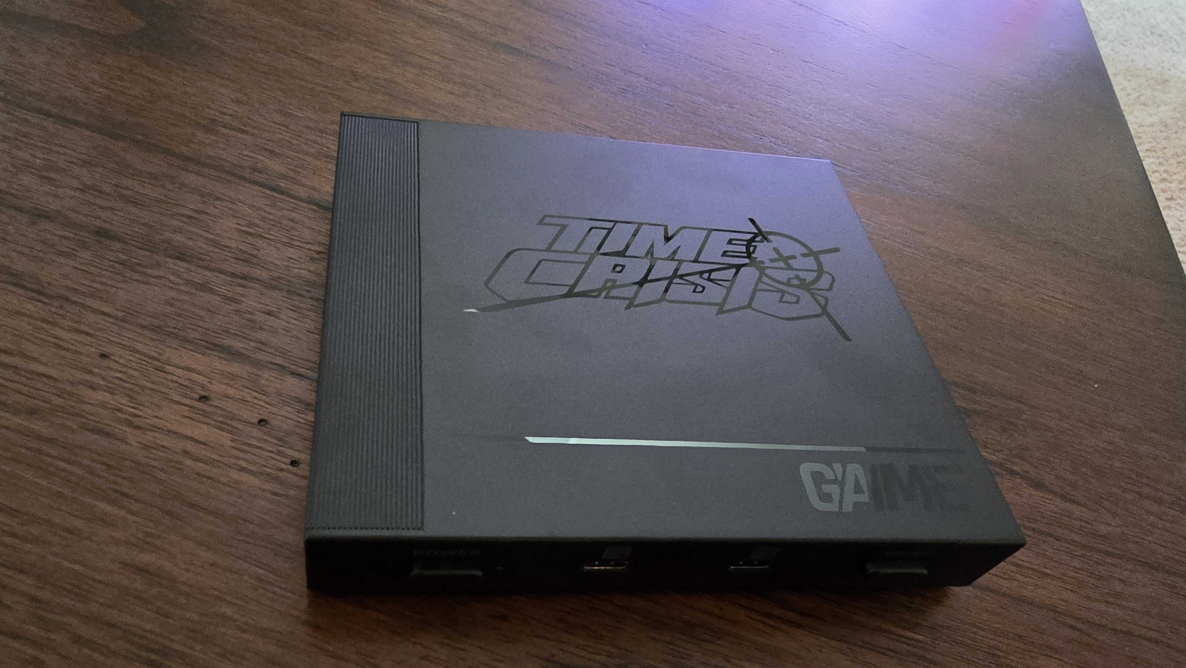 GAIME mini-console back HDMI out USB-C power port rear panel