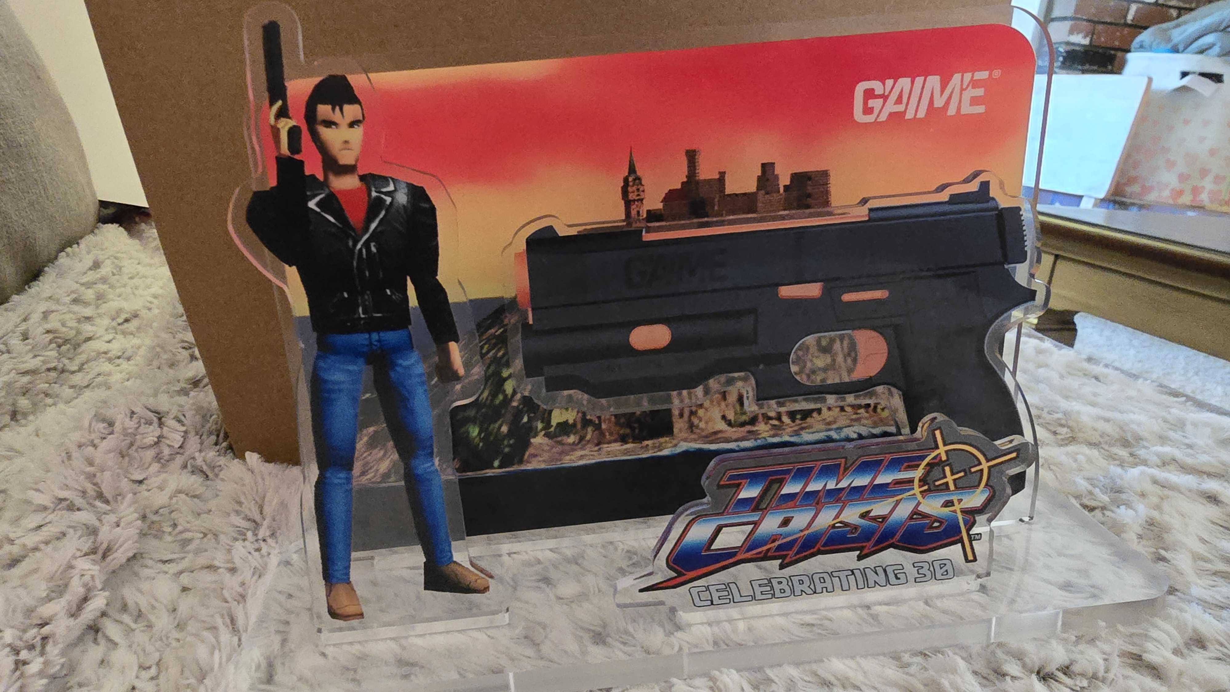 GAIME Time Crisis 30th Anniversary diorama acrylic display Richard Miller limited edition bonus kit