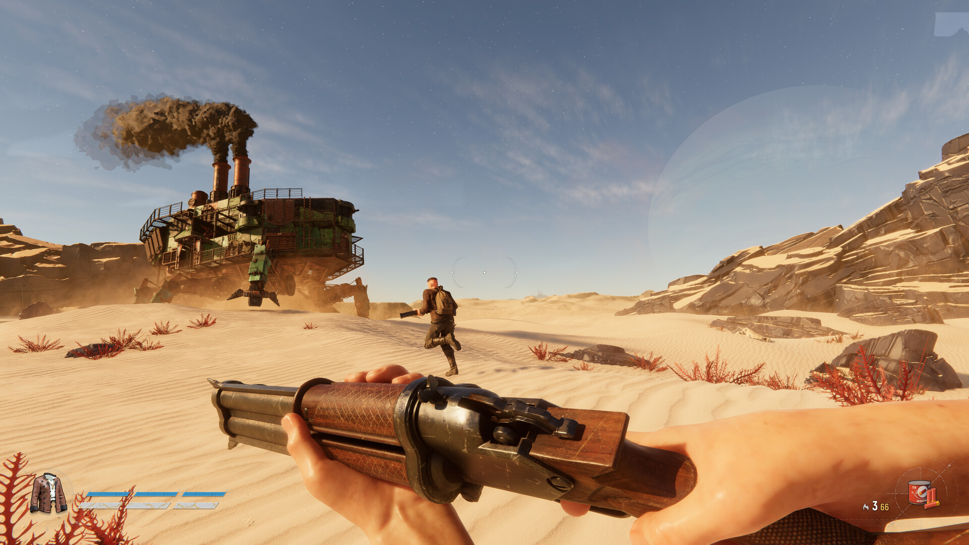 SAND Raiders of Sophie review Hologryph TowerHaus tinyBuild Trampler mech extraction shooter desert planet 2026