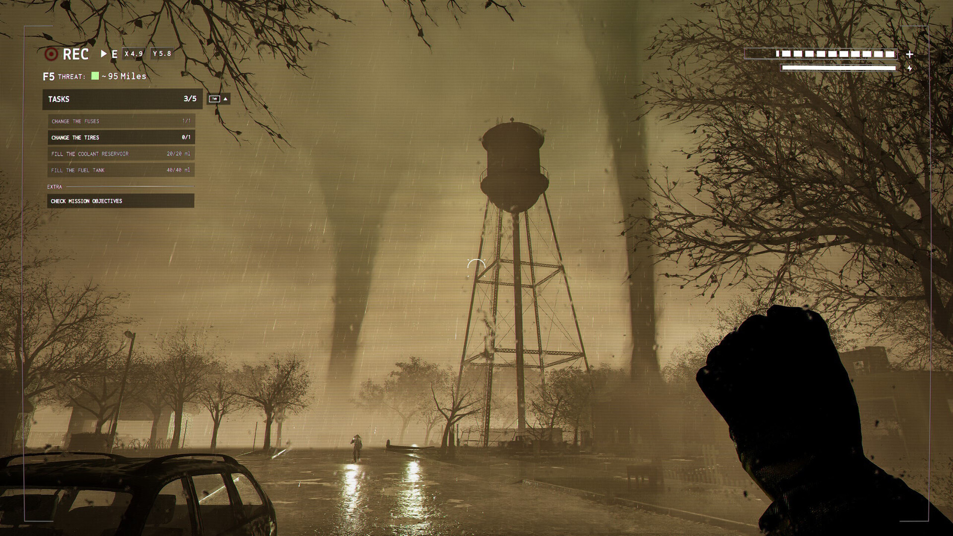 Funnel Runners F5 tornado destruction physics first-person co-op survival Steam Early Access 2026