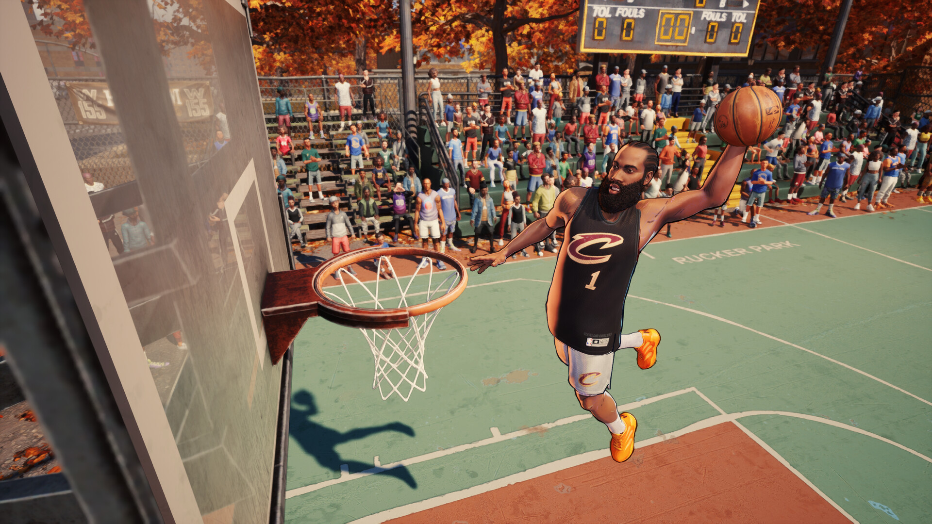 NBA THE RUN streetball court comic book art style Play by Play Studios 2026