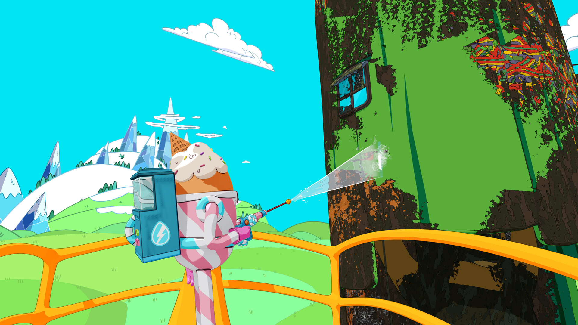 PowerWash Simulator 2 Adventure Time Pack Land of Ooo Tree House cartoon cleaning FuturLab 2026