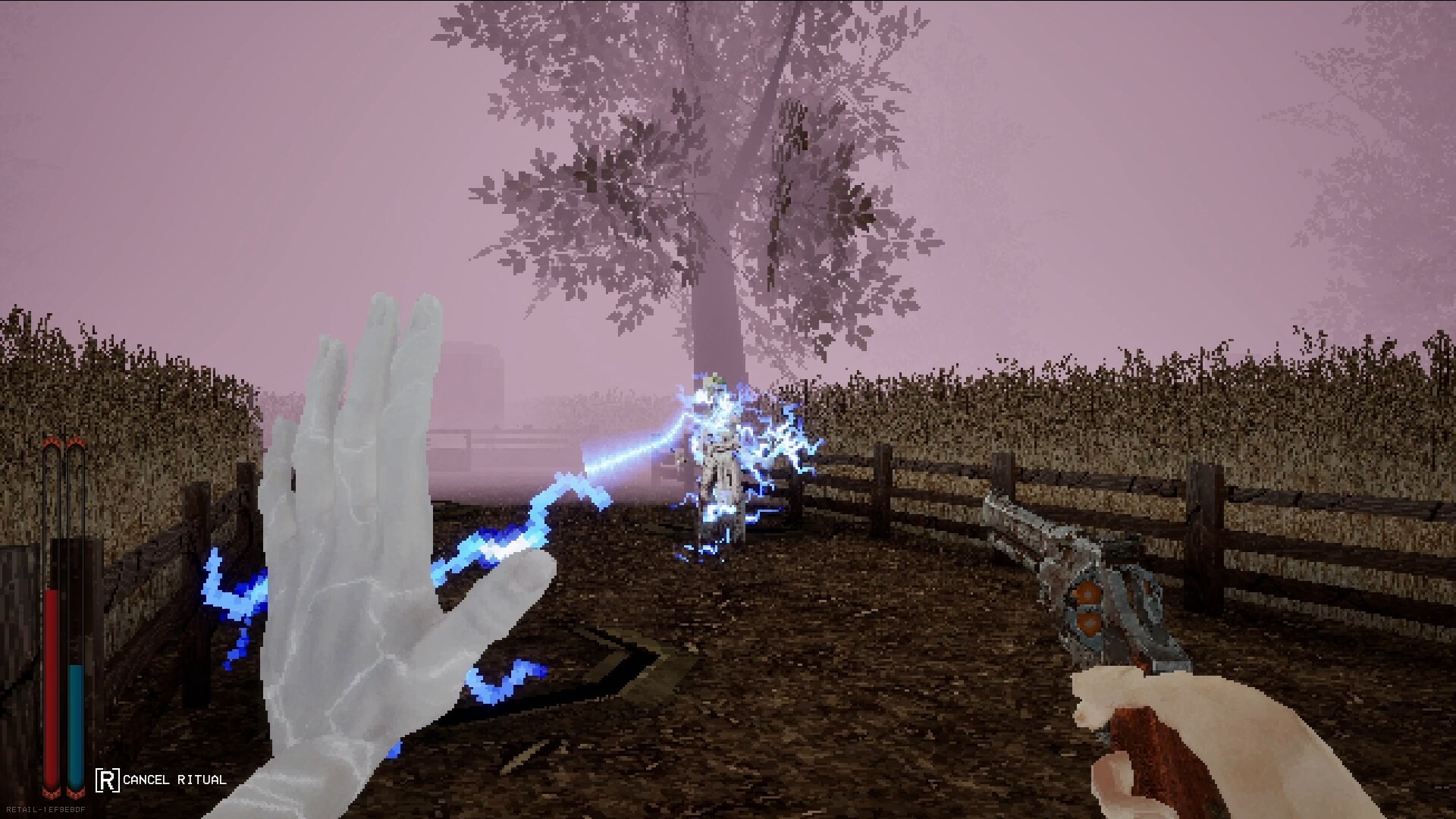 Eyes of the ElderWood review hand-drawn spell magic revolver combat Kashubian demon Steam Early Access 2026