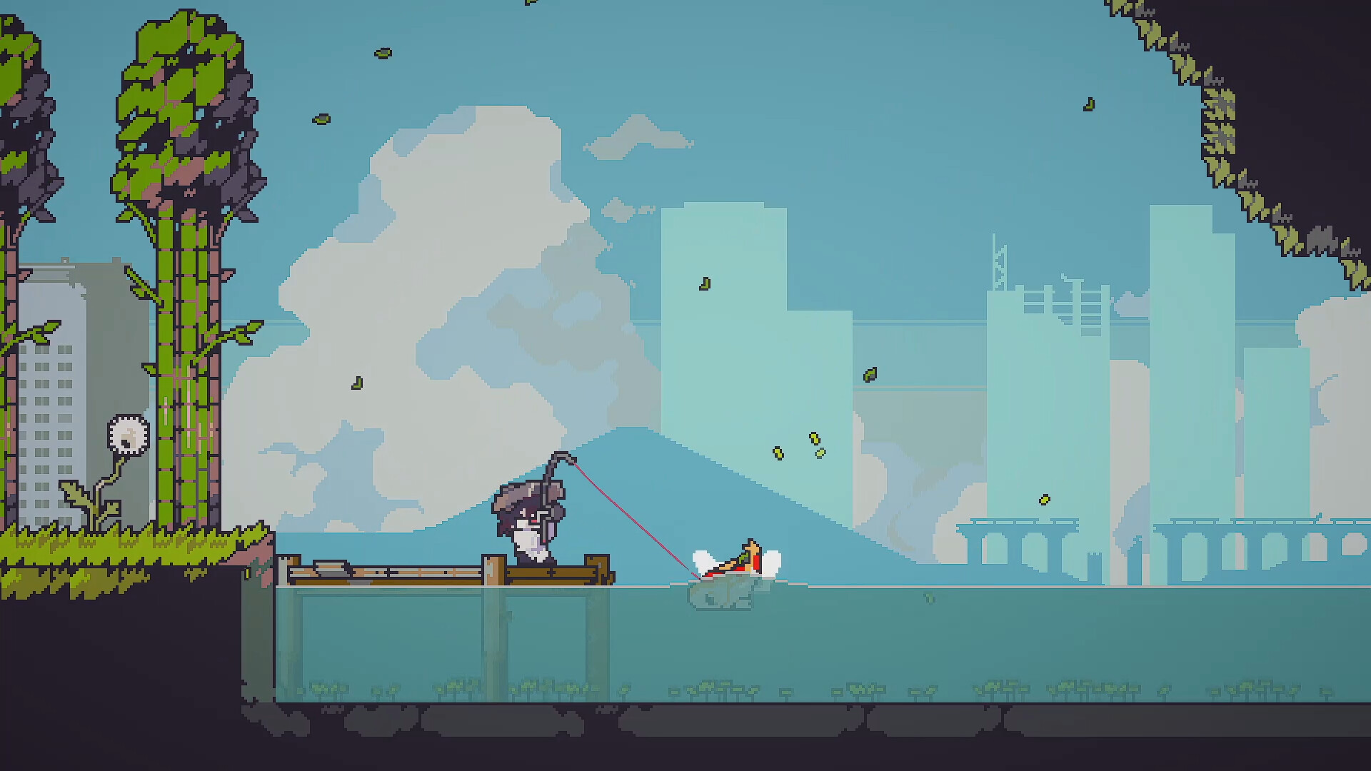 Doloc Town review RedSaw Games post-apocalyptic pixel art farming sim vertical building platformer 2026