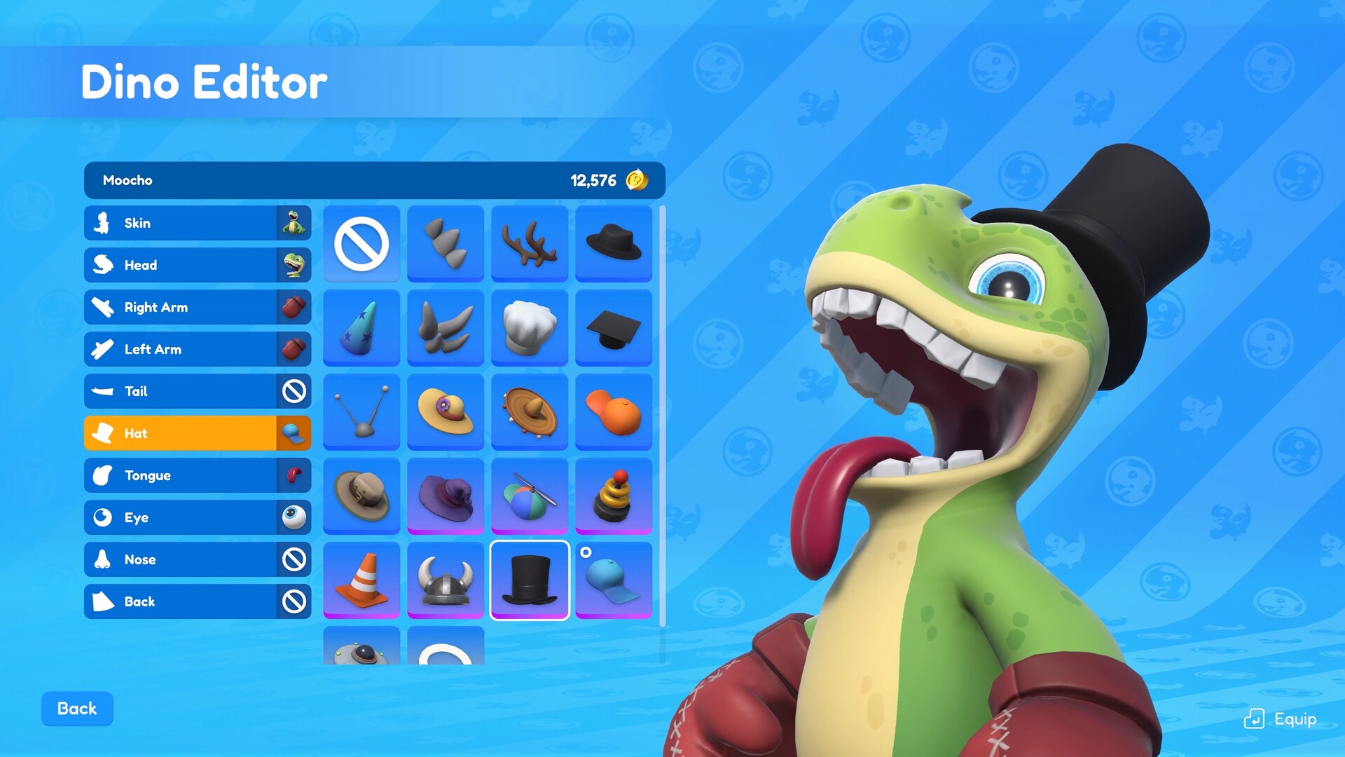Dino Party review — dinosaur customisation with colours, patterns and accessories
