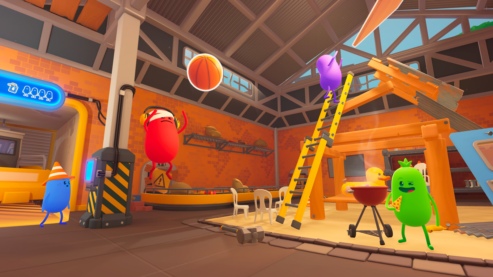 Dumb Ways to Build review — physics-based chaos as a makeshift bridge collapses mid-job