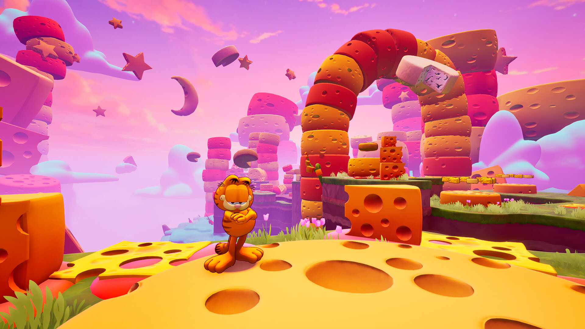 Garfield - Escape from Monday review — collecting lasagna and unlocking furniture for Jon's house