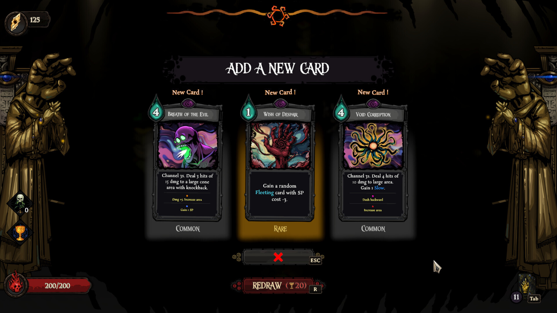 Golden Swirl review — dodging enemy attacks while playing cards in semi-real-time combat