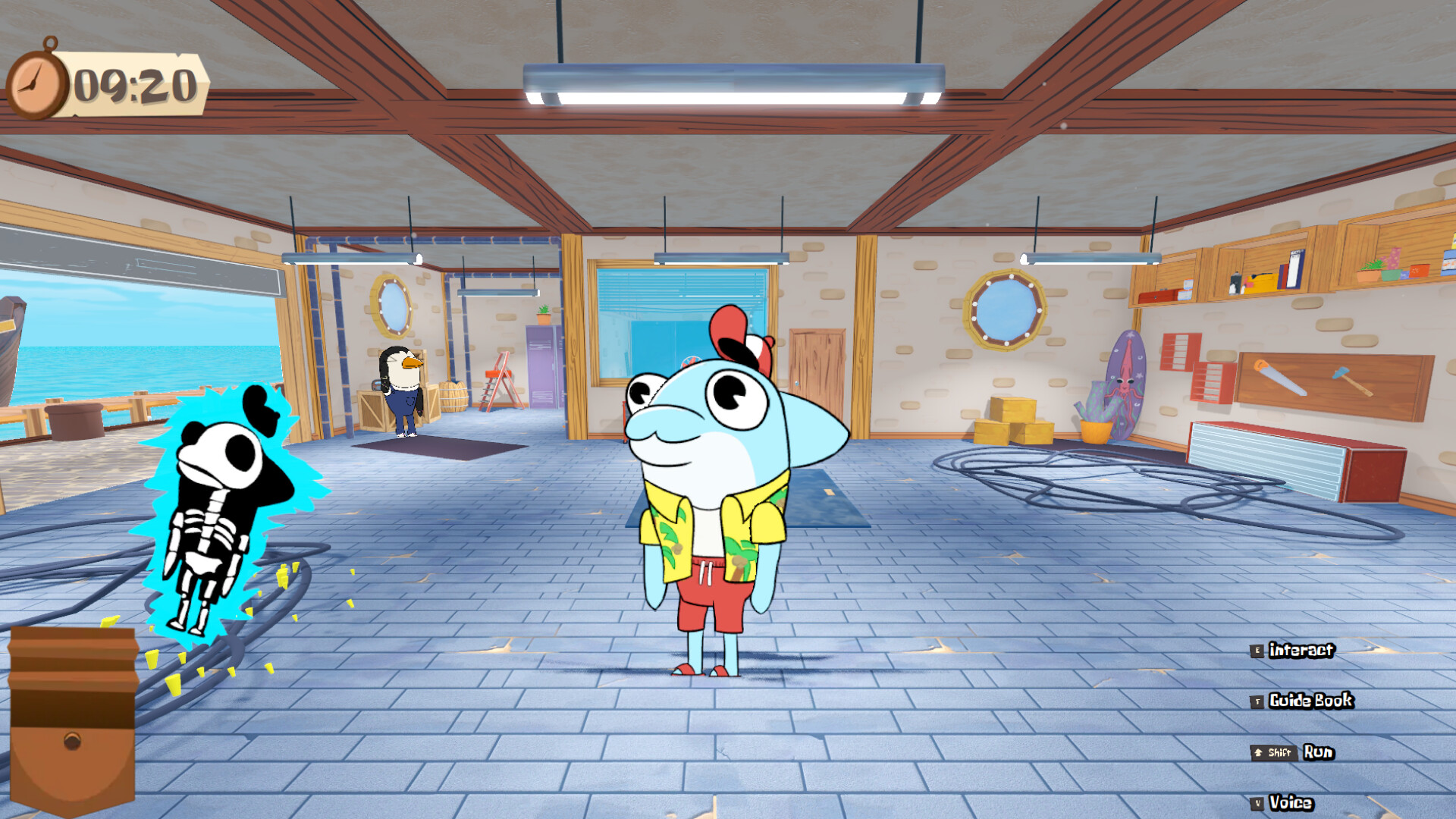 Holey Ship review — customising a character and taking on customer repair requests in the workshop