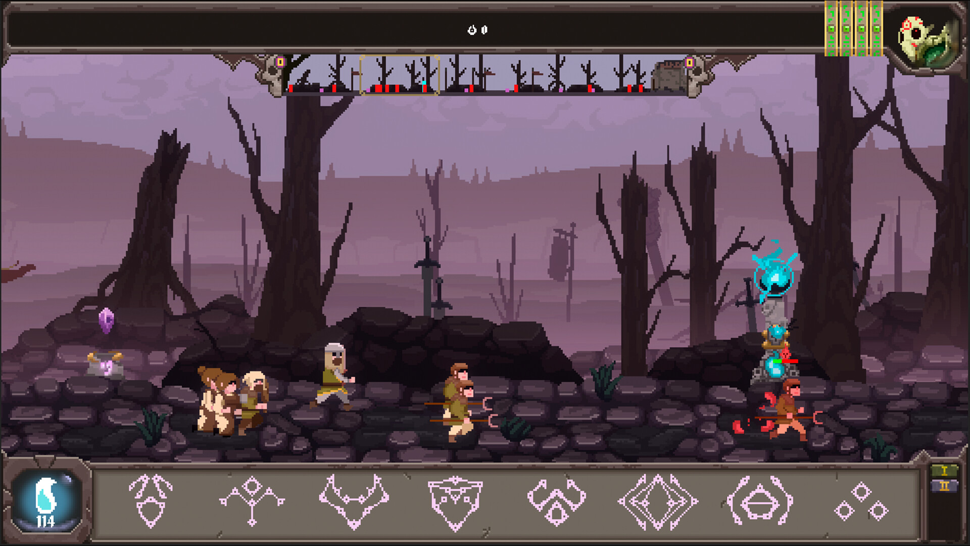 Runeomicon review — summoning one of six dark gods to reshape the ritual strategy
