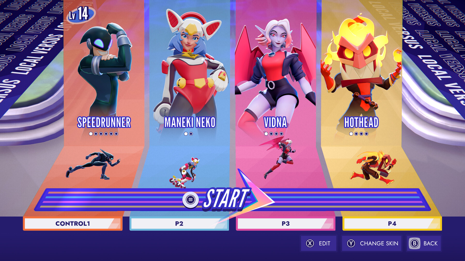 SpeedRunners 2 King of Speed review — eight players race through New Rush City in Fair Play Labs' competitive 2D platformer