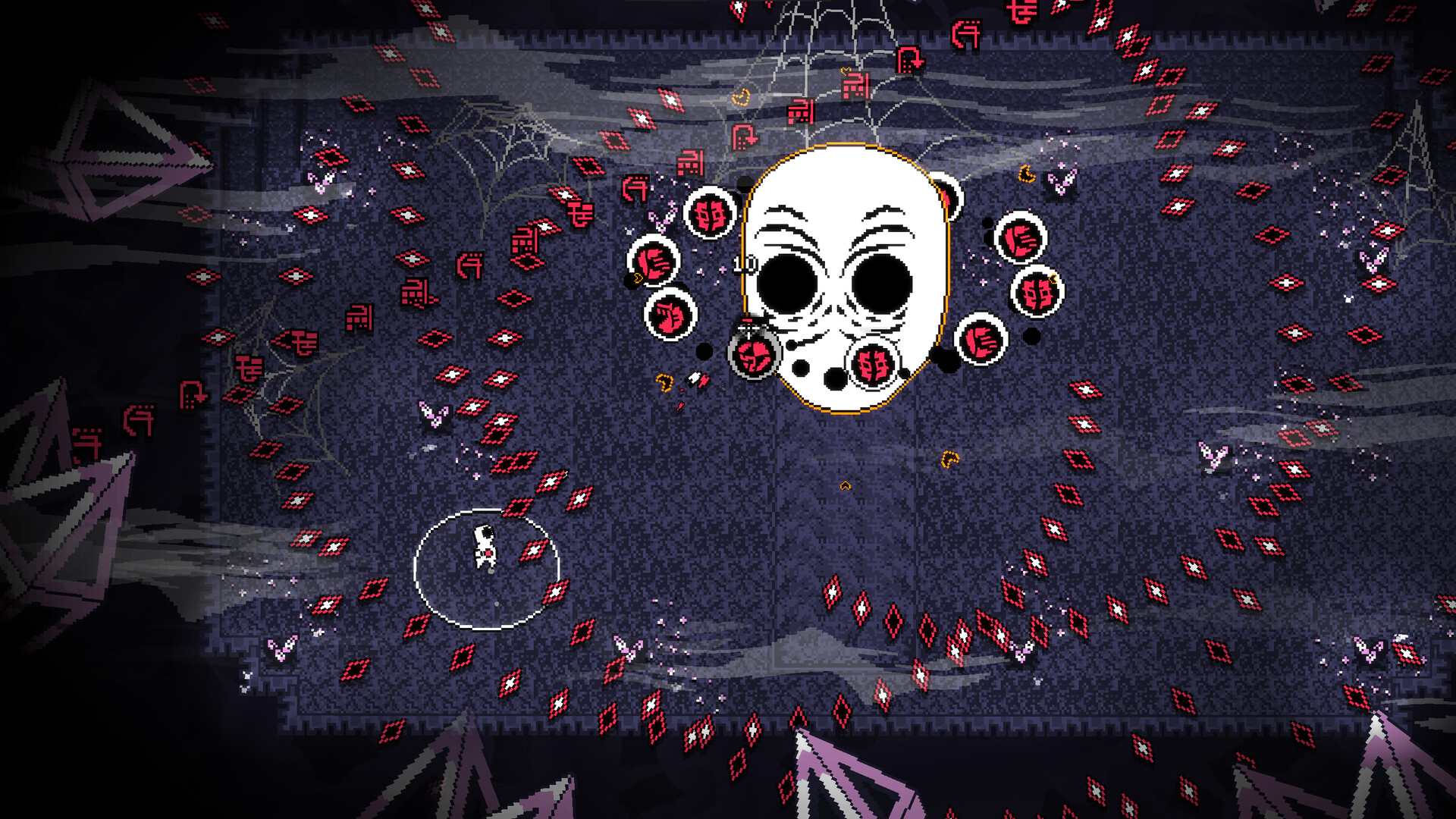 VOIDFACE review — dense bullet patterns and handcrafted boss encounters in Frog Hat Labs' arena shooter