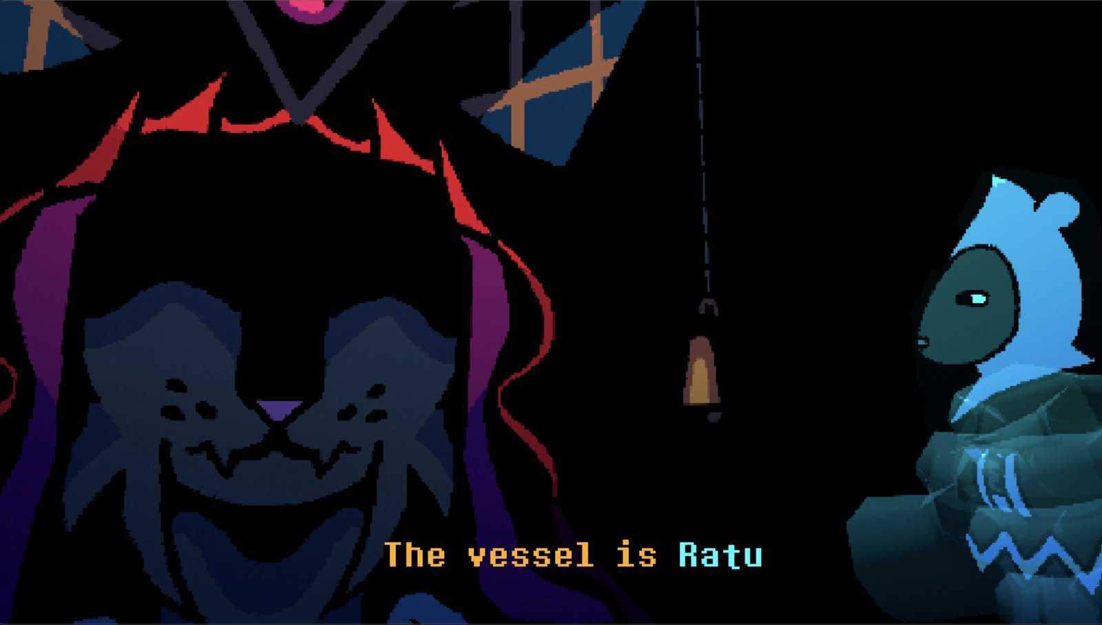 Ratacombs — the Madame names the Vessel as the cult looks on