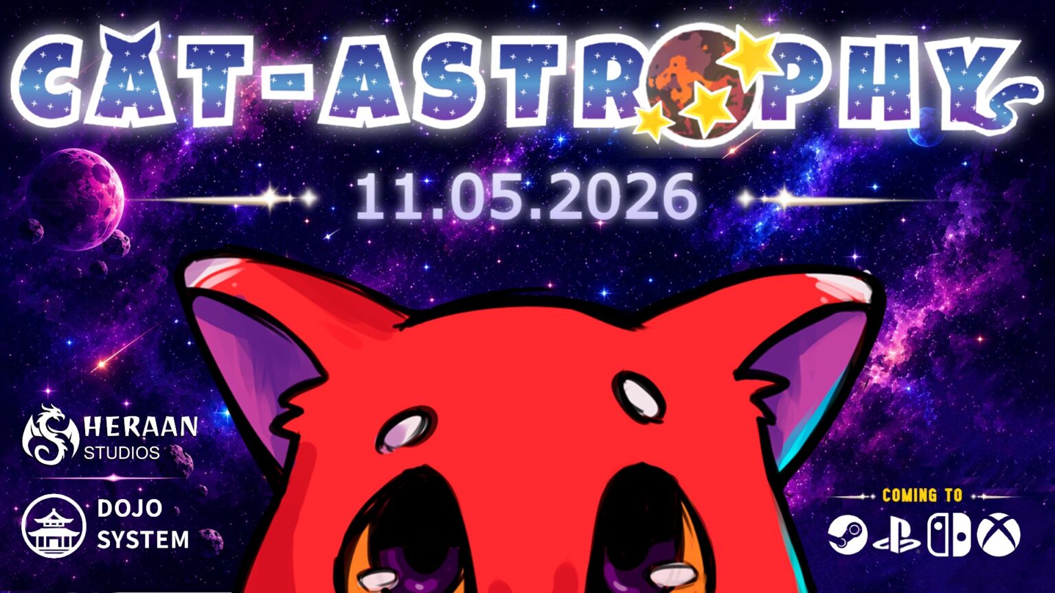 Cat-Astrophy Launches November 5: A Solo-Dev Roguelite Starring a Real-Life Astronaut Cat Cat-Astrophy
