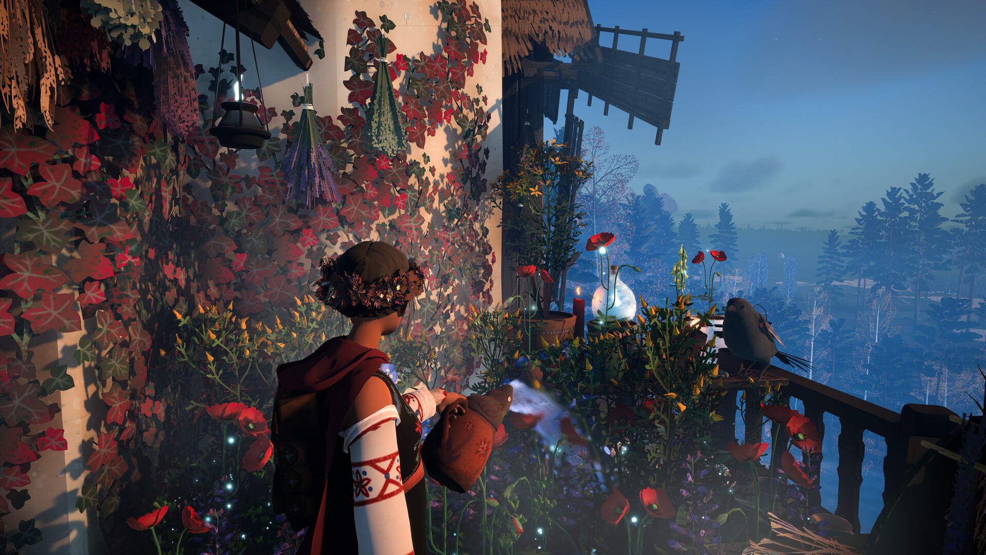 REKA review — the walking chicken-legged cottage strides through a misty autumn forest