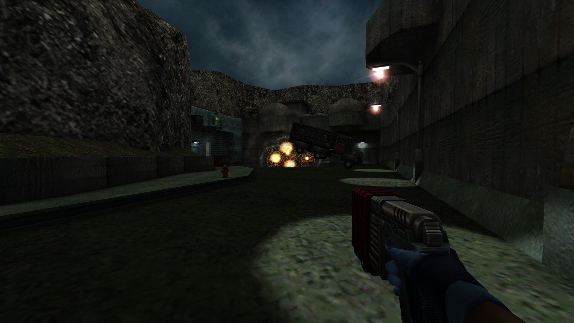 SiN: Reloaded review — Colonel John R. Blade fighting through a remastered near-future city