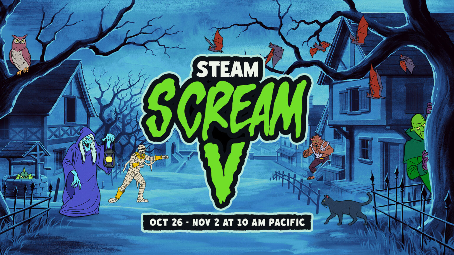 Steam Scream V Starts Monday, October 26: Start Times, the Trailer and Our Horror Picks Steam Scream